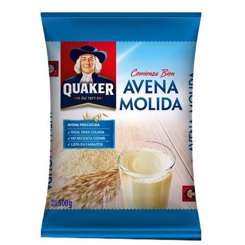 Avena Molida Quaker Instantanea natural