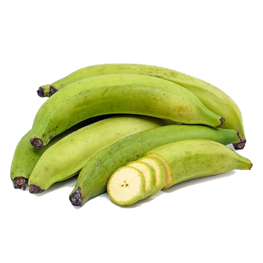 [D318] Frische grüne Kochbananen