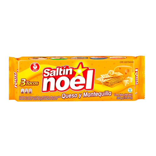 [D061] Galletas Saltin Noel Queso Mantequilla