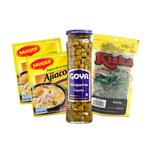 [P003] Ajiaco Set of ingredients